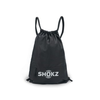 Shokz Drawstring Bag Black